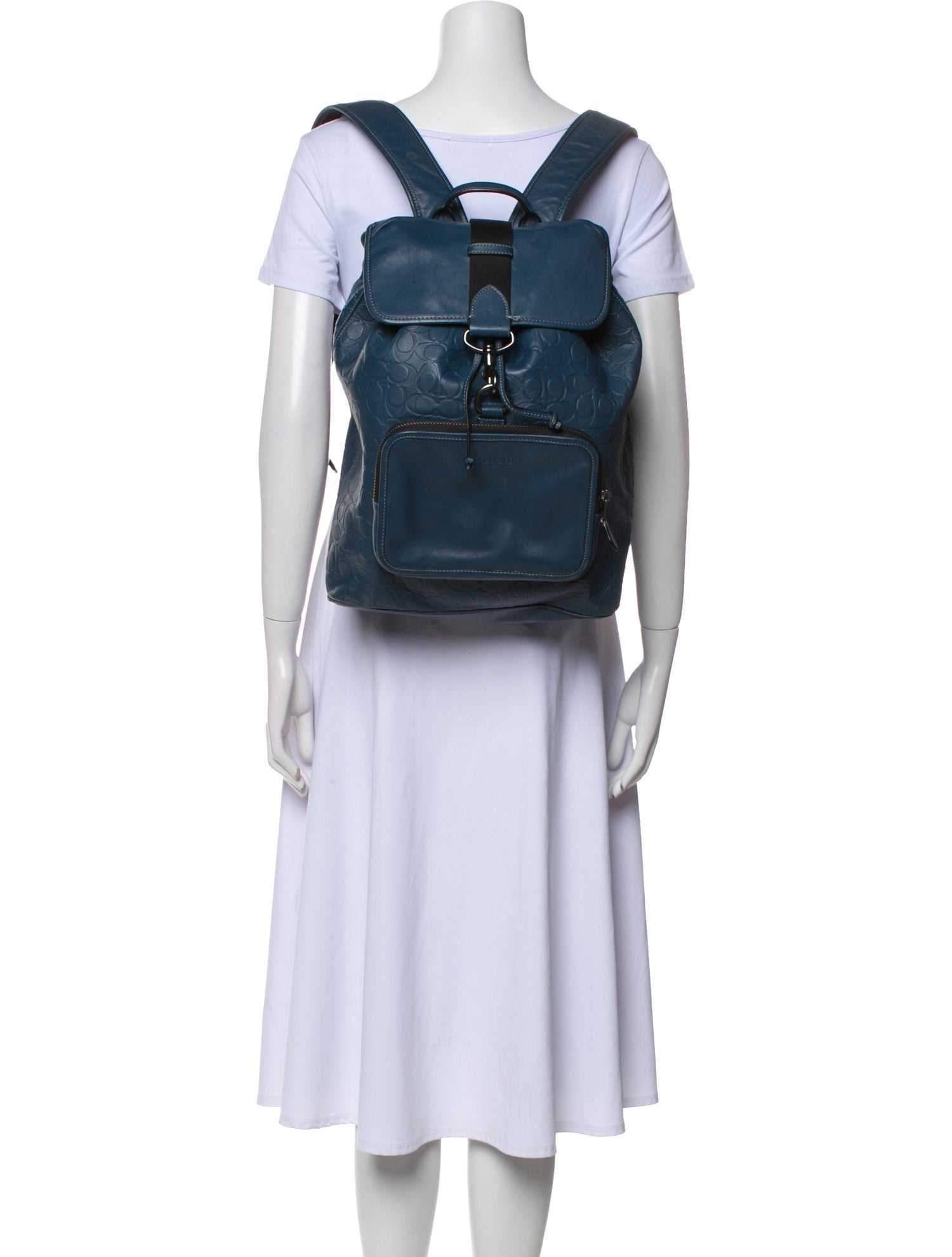 Coach Leather Backpack